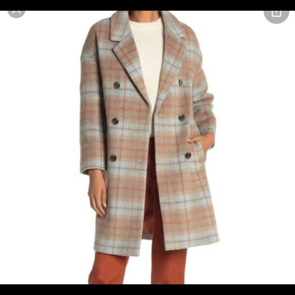 Marc New York Plaid Coat - Picture 4 of 6